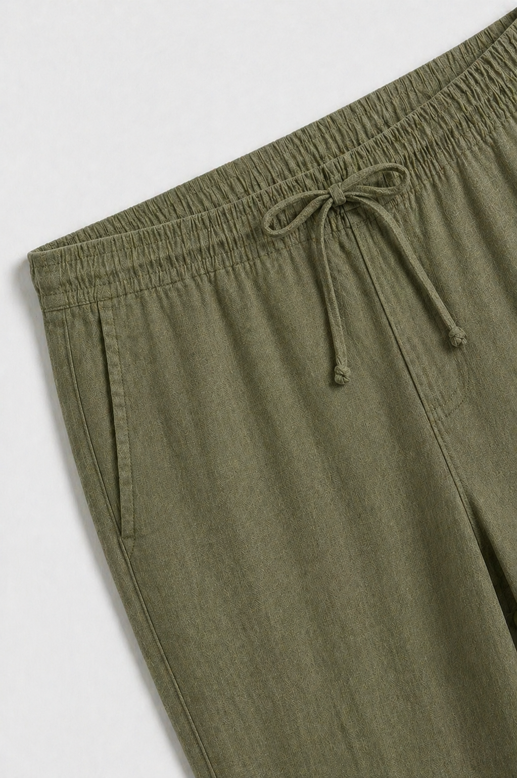 Linen Trousers Olive