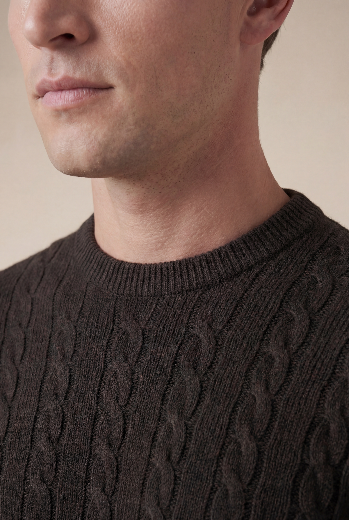 Como Cashmere Crewneck Black