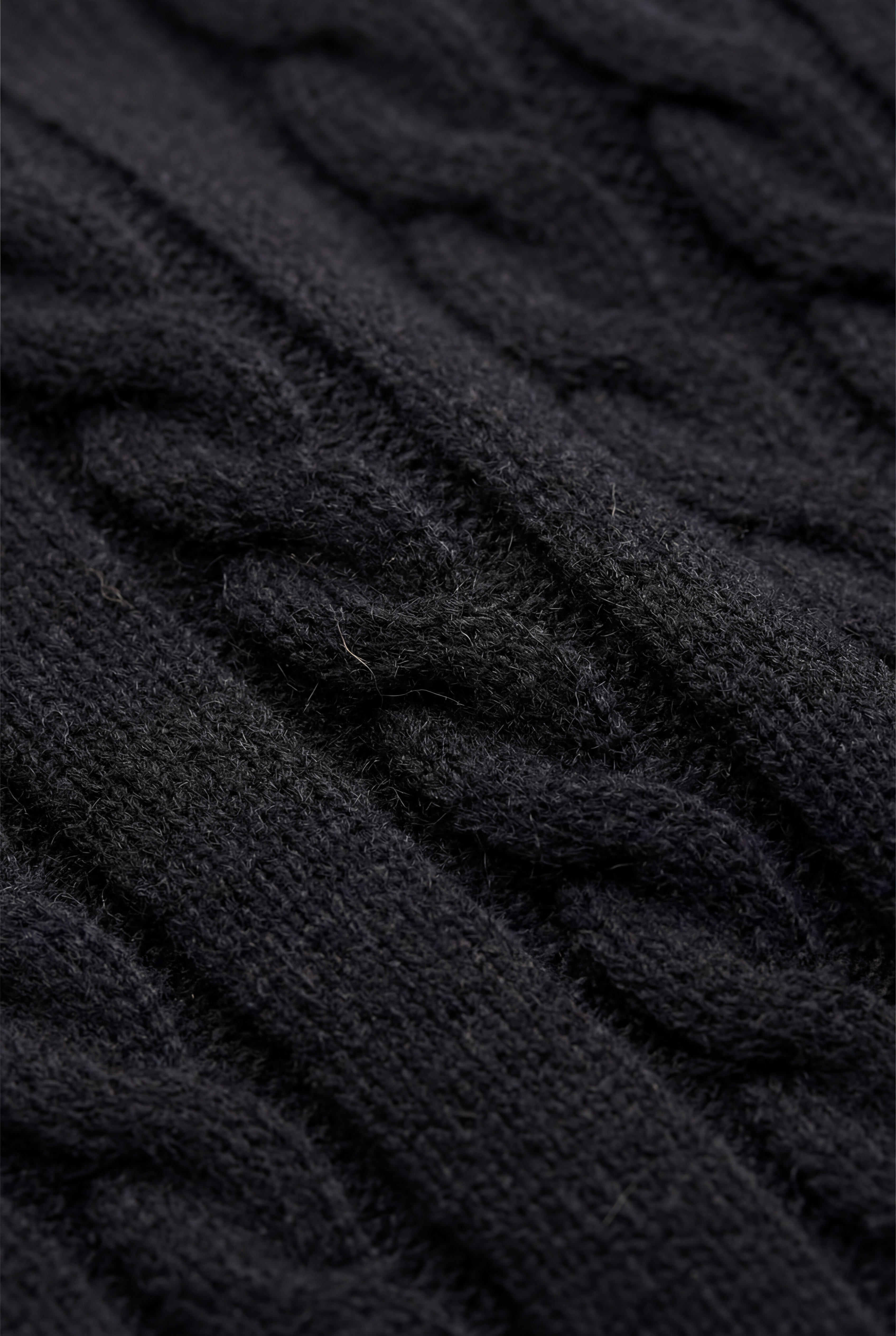 Como Cashmere Crewneck Black