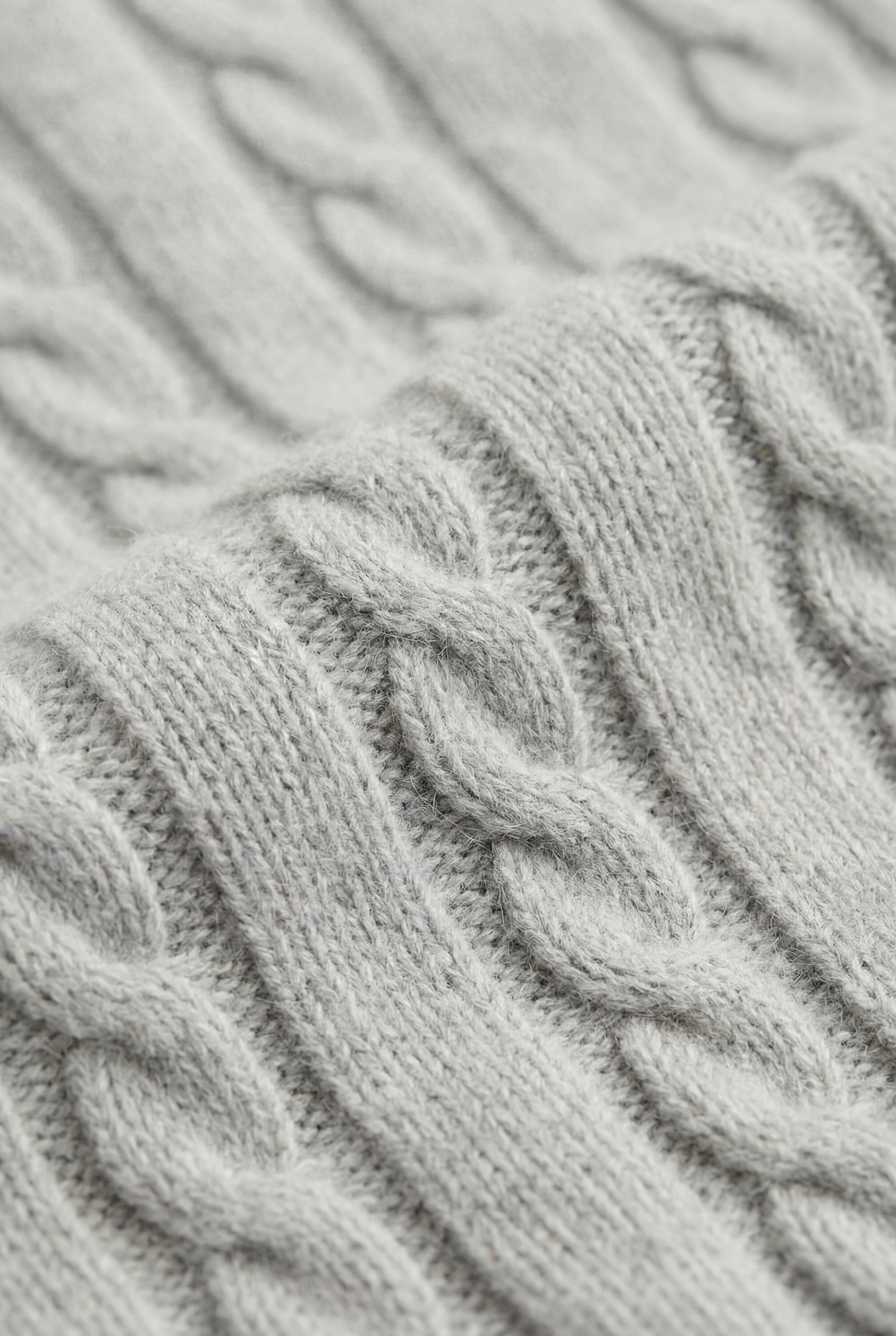 Como Cashmere Crewneck Light Grey