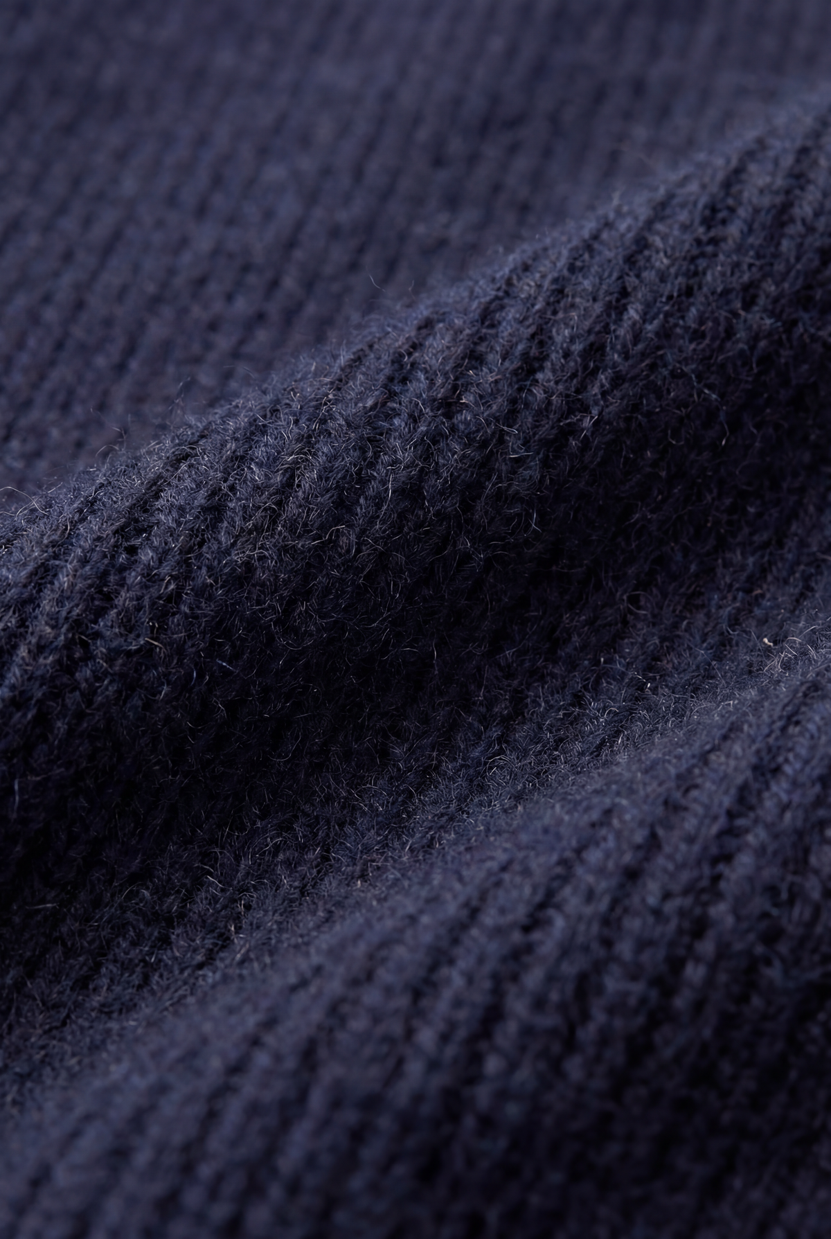 Cortina Cashmere Zip Hoodie Navy
