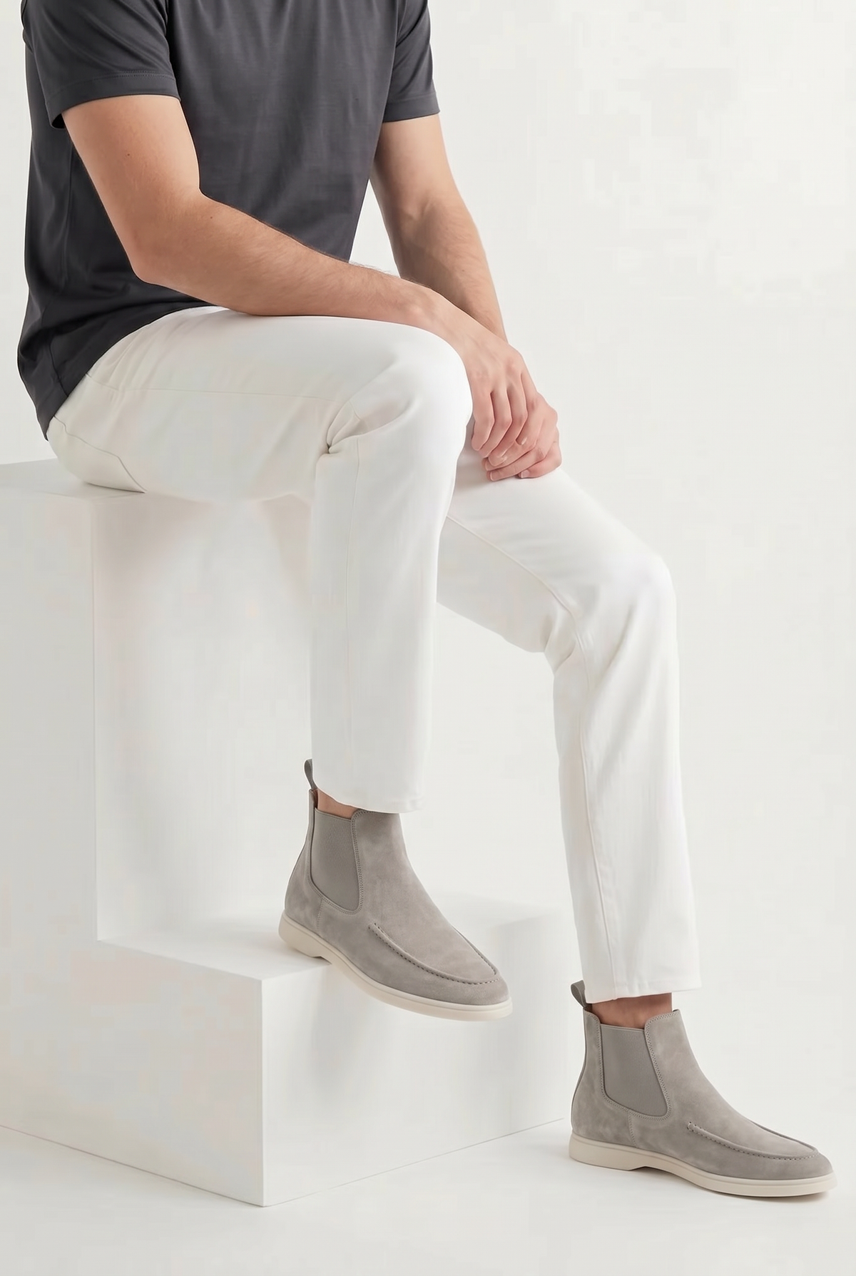 Palermo Suede Boot Grey