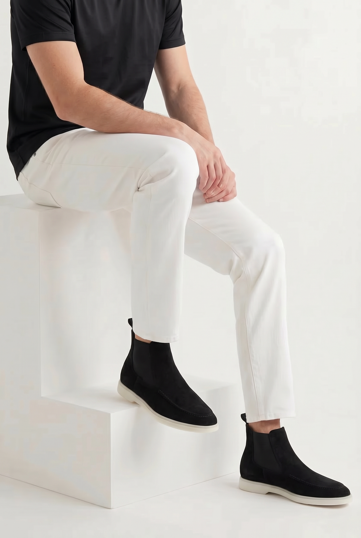 Palermo Suede Boot Black