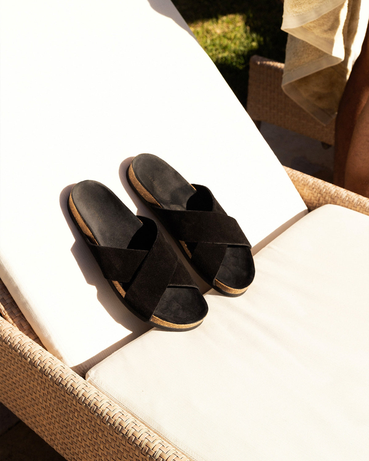 Amalfi Sandals Black Suede