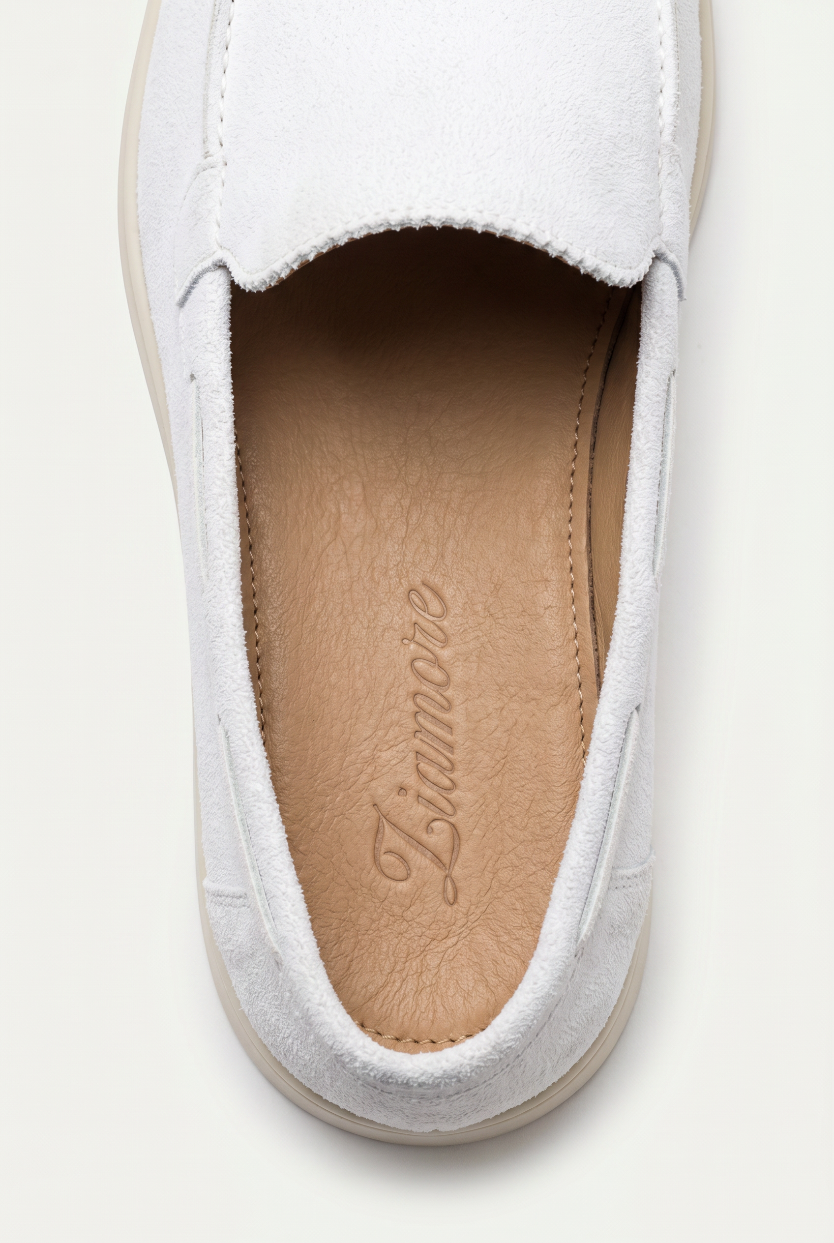 Amalfi Classic Suède Loafer White
