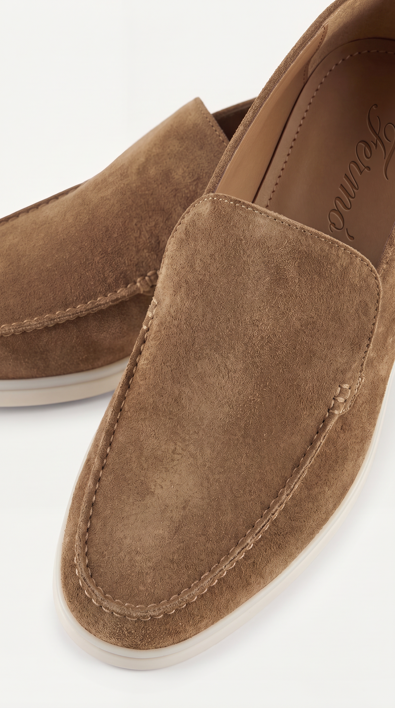 Amalfi Suede City Loafer Desert