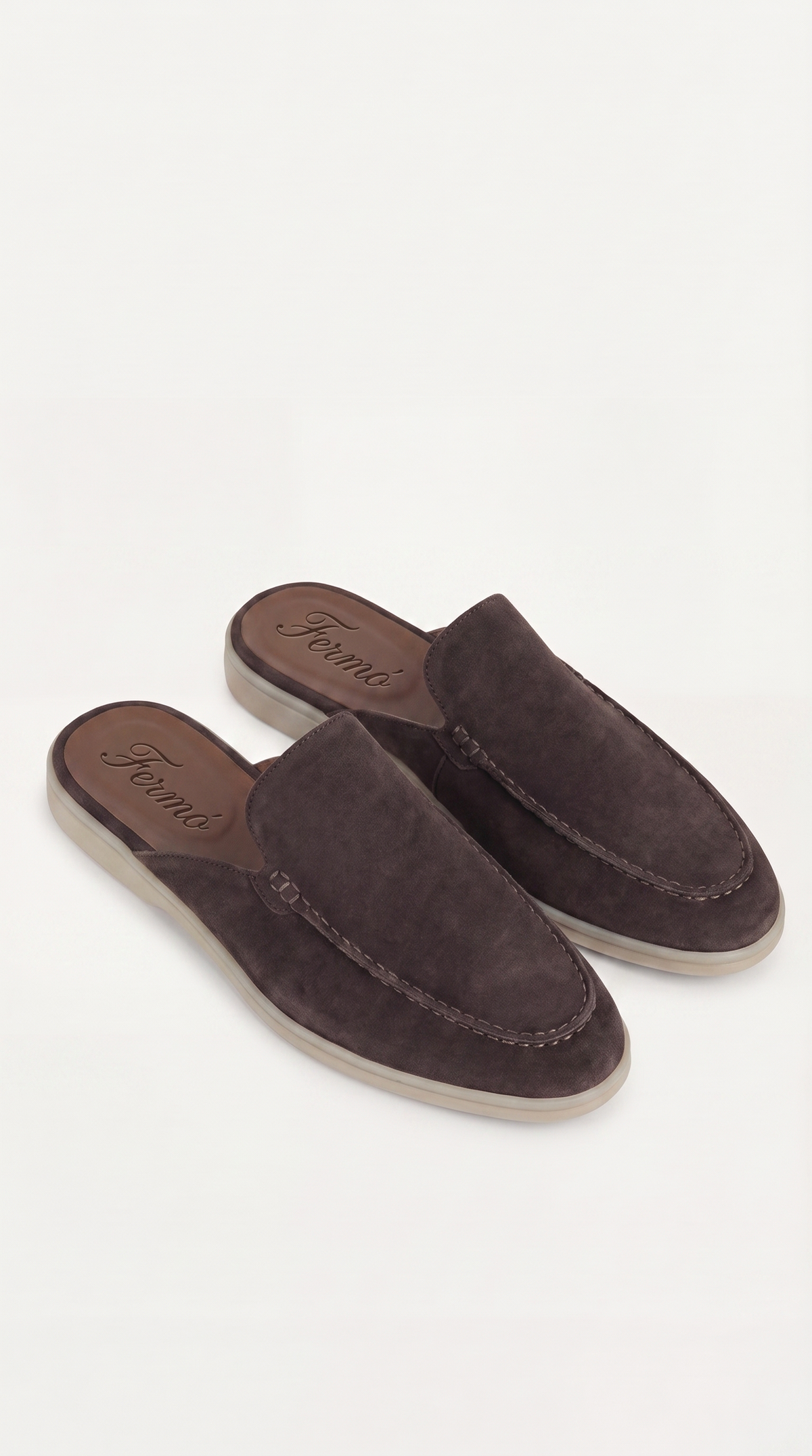 Yacht Suede Mule Brown