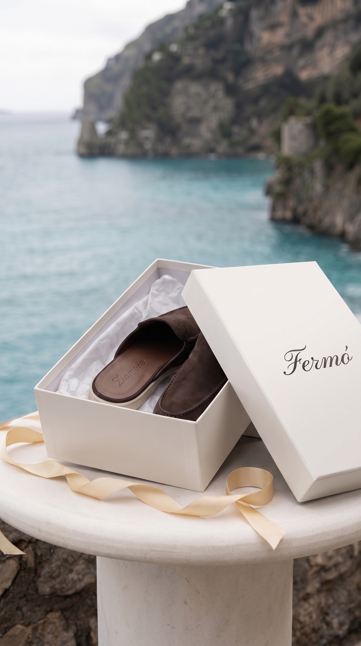 Yacht Suede Mule Brown