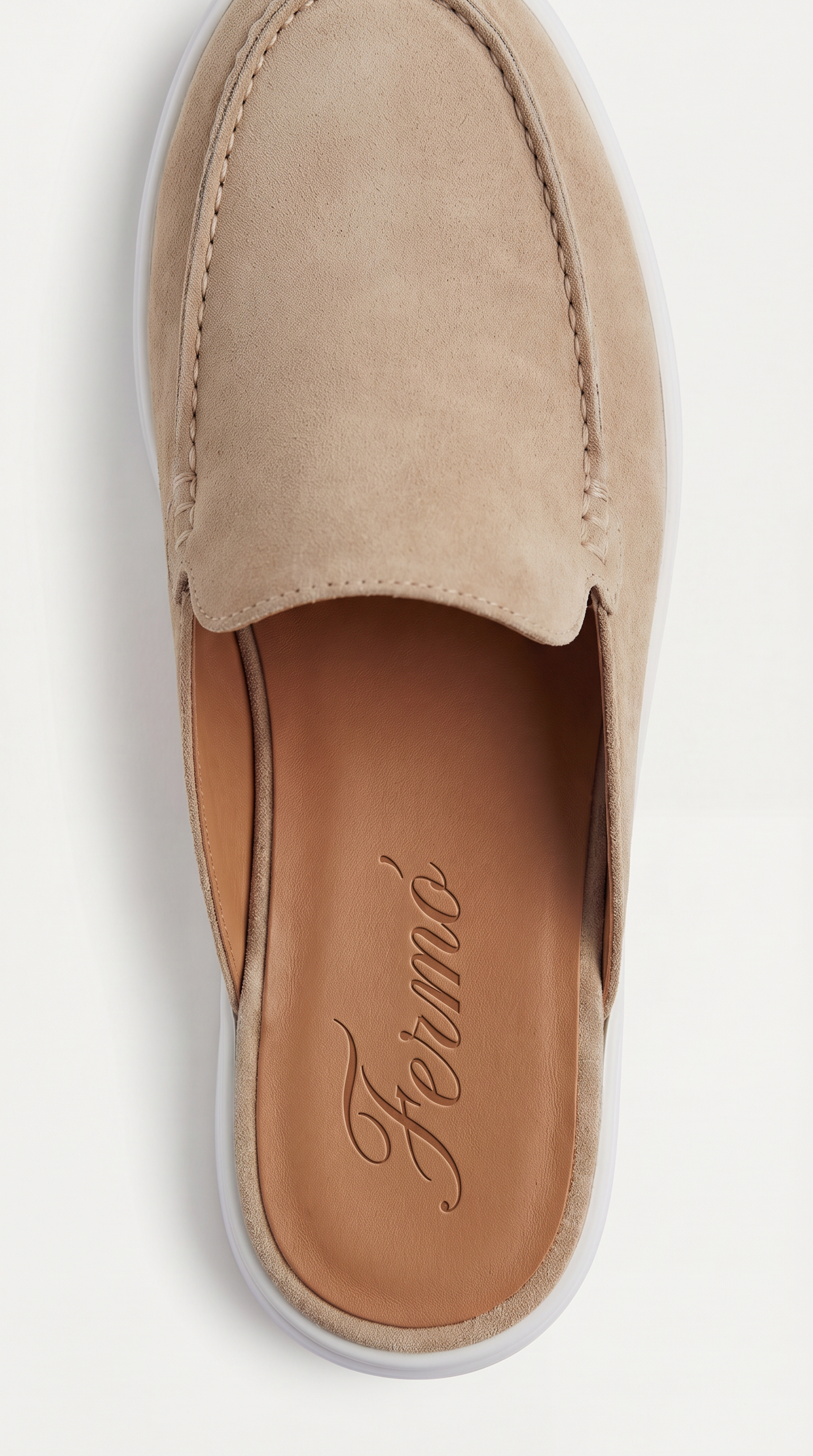 Yacht Suede Mule Beige