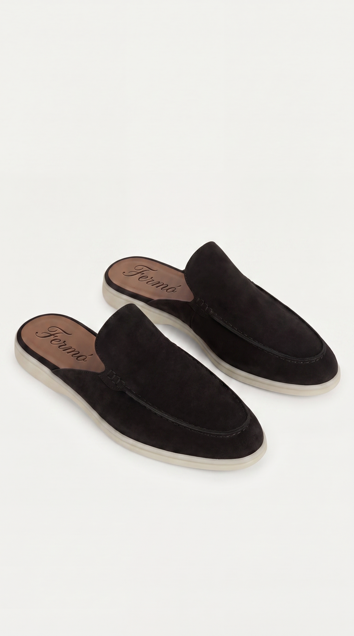 Yacht Suede Mule Black