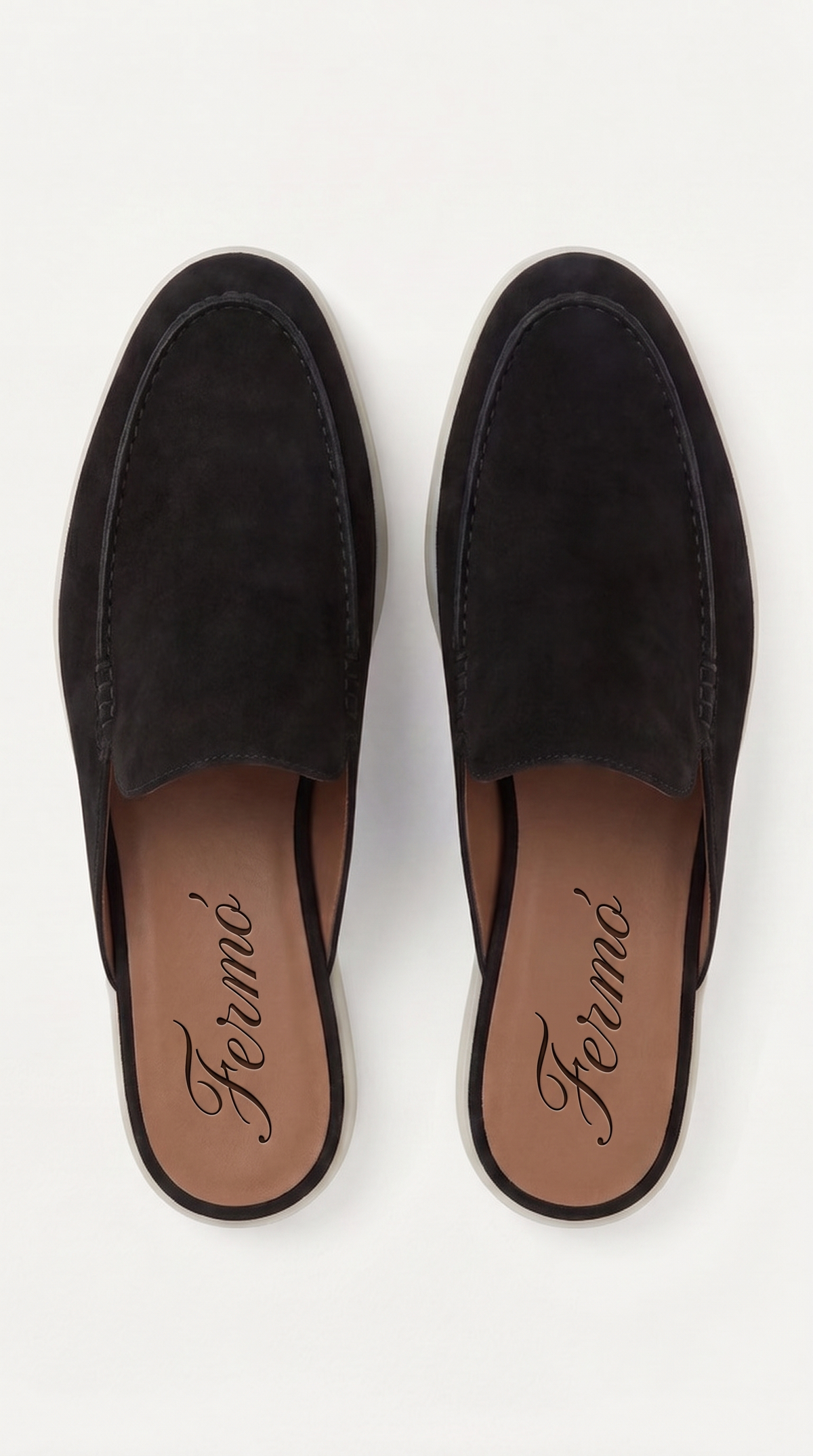 Yacht Suede Mule Black