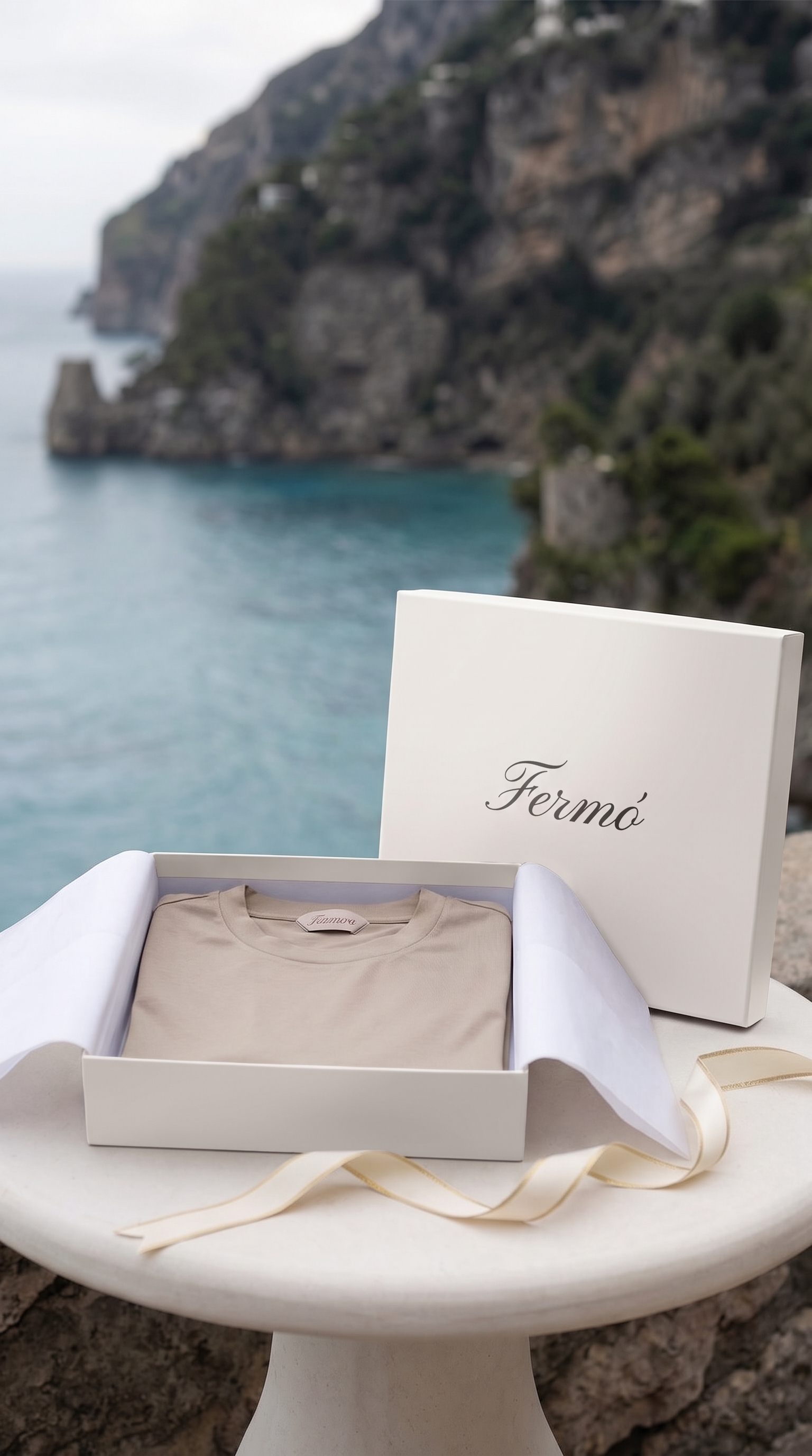 Portofino Long Sleeve Tee Beige