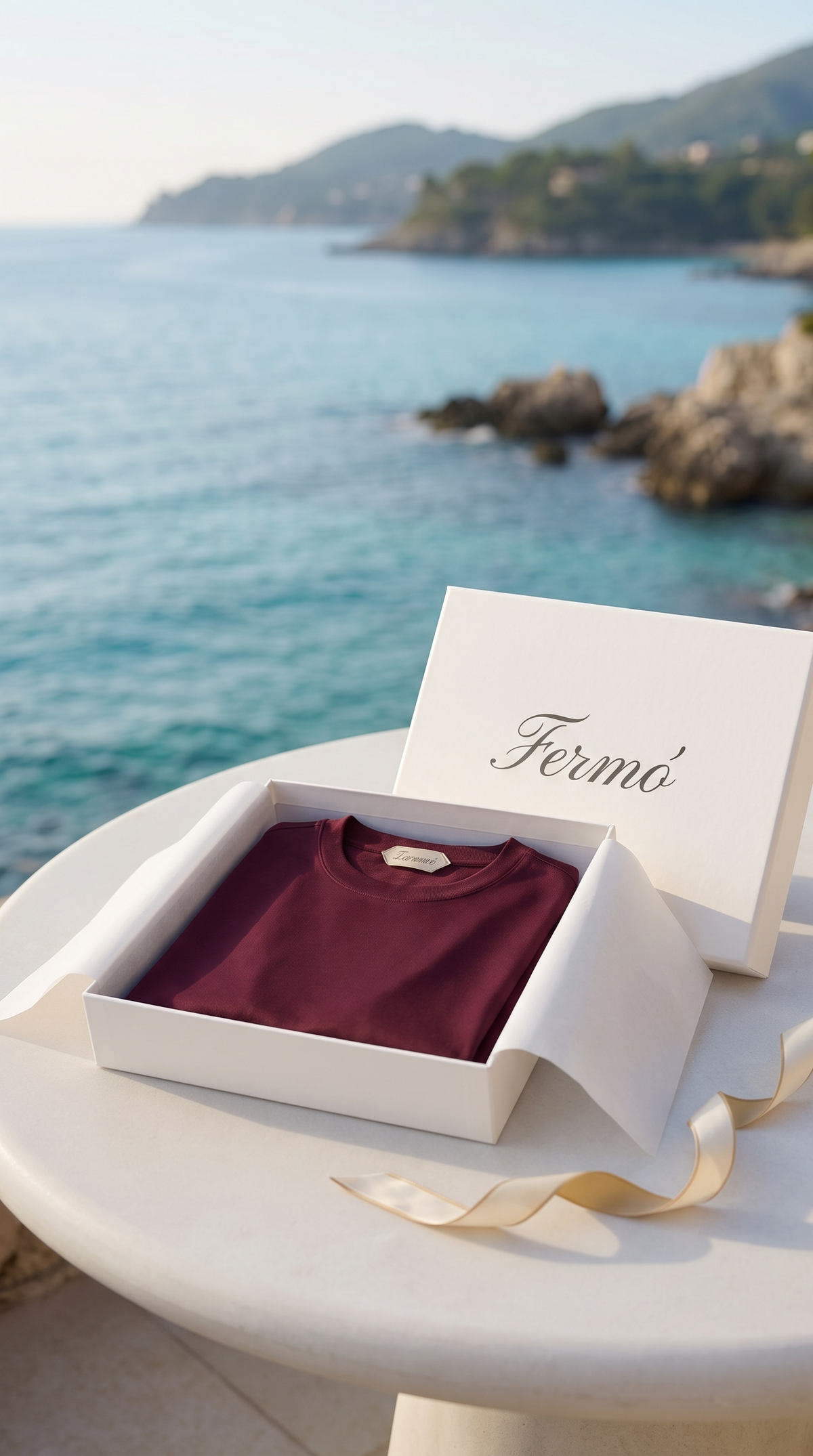 Portofino Tee Burgundy