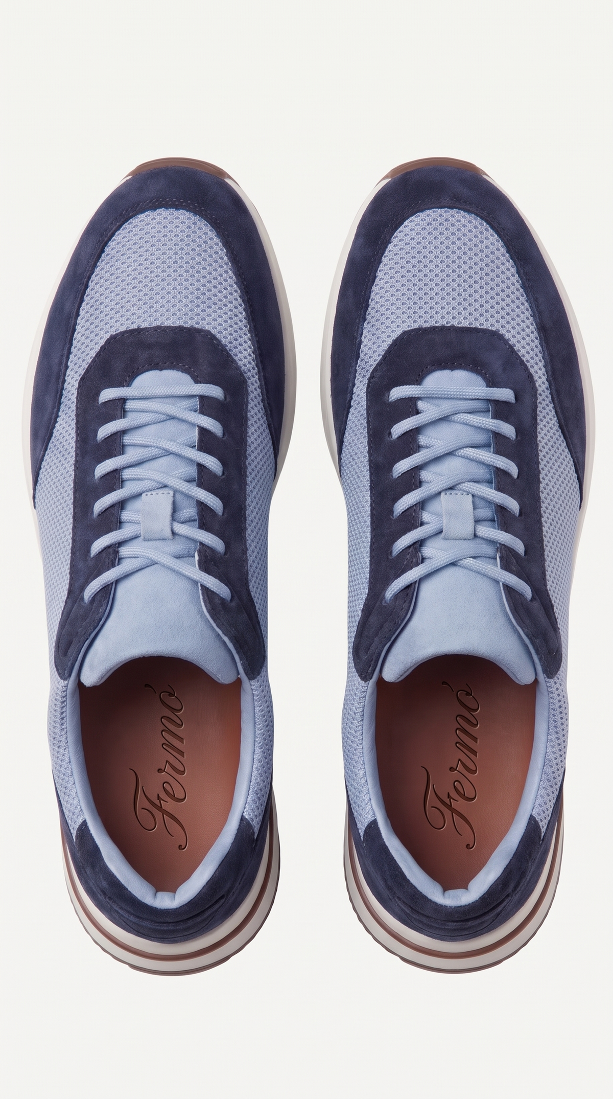 Portofino Trainer Suede Baby Blue