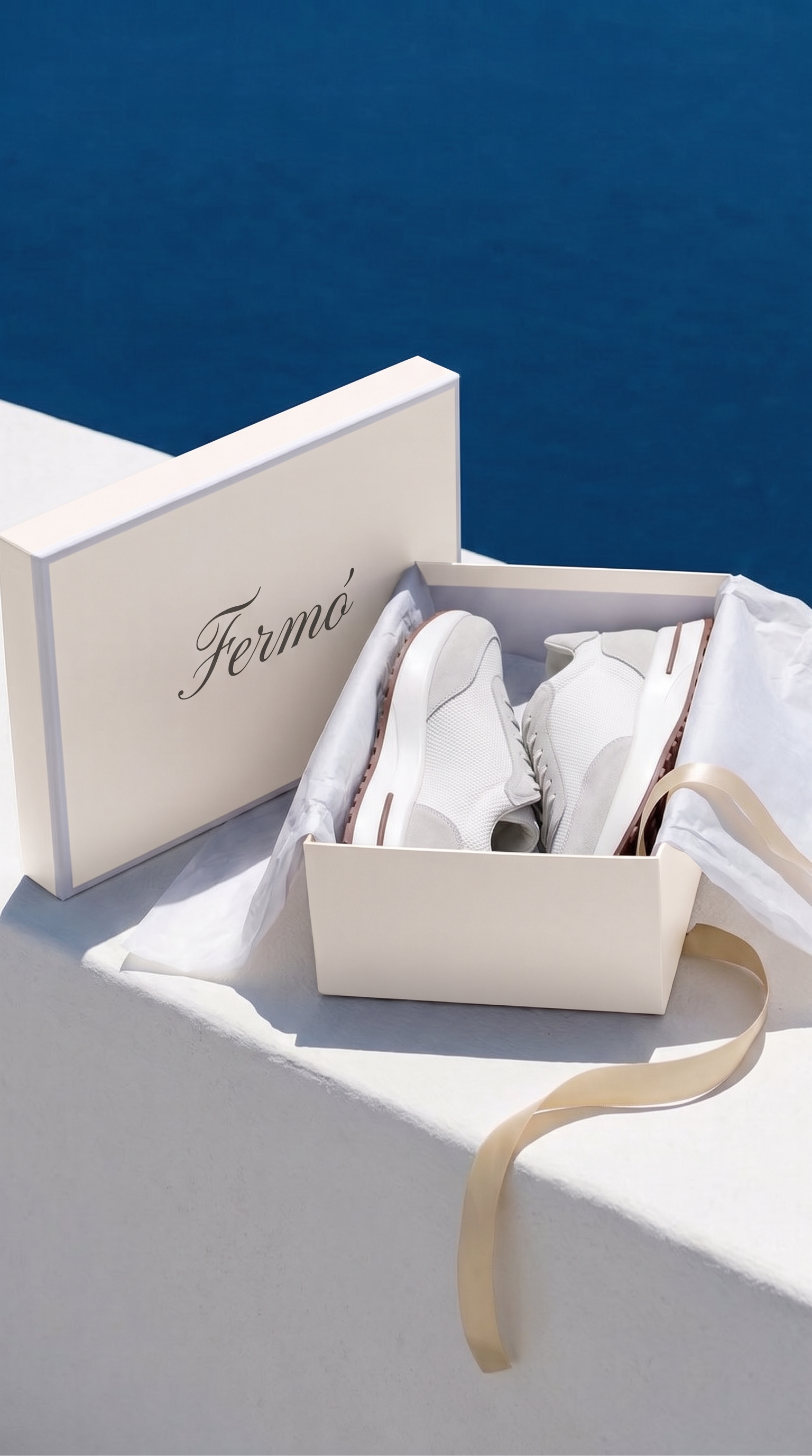 Portofino Trainer Suede White