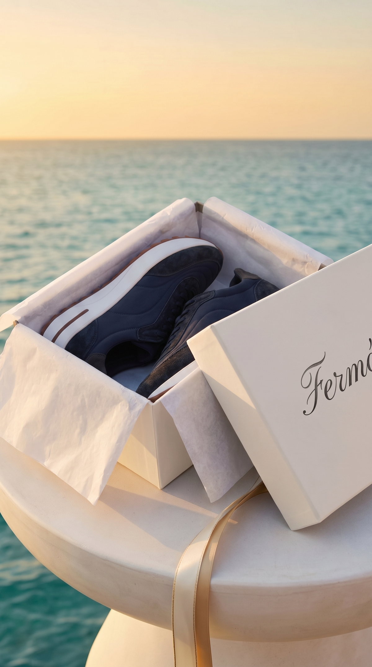 Portofino Sneaker Suede Blue