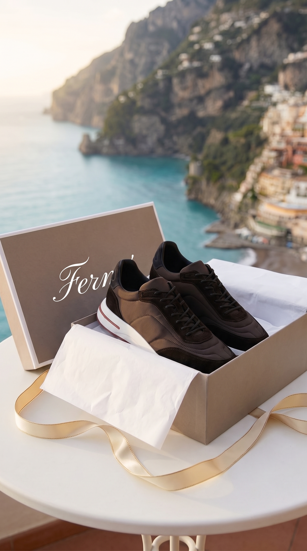 Portofino Sneaker Suede Brown