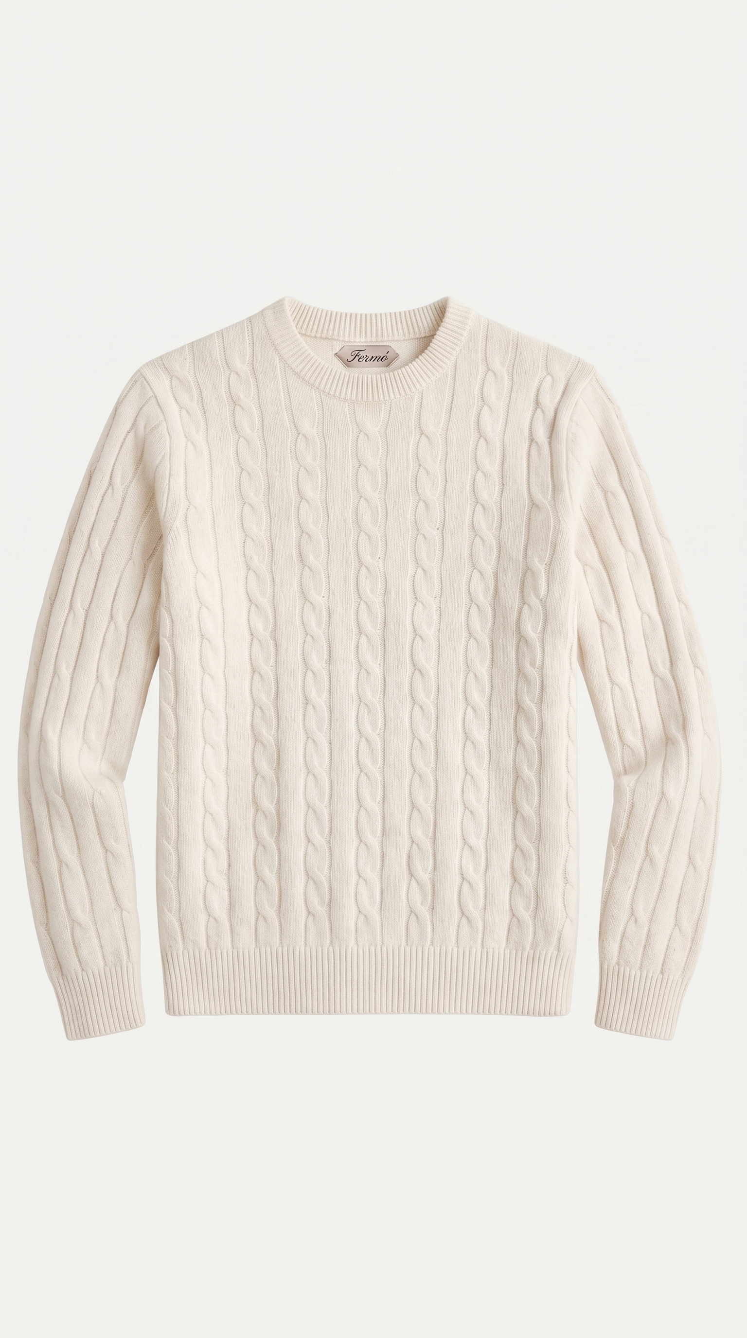 Como Cashmere Crewneck Beige