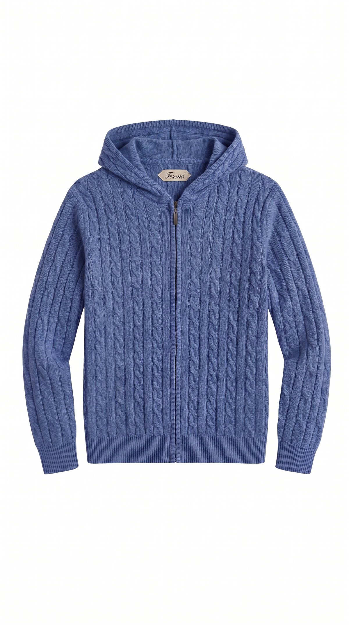 Como Cashmere Hoodie Blue